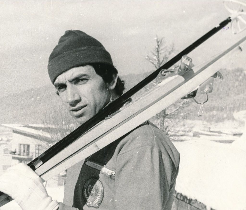 Suusataja Nikolai Bažukov XII taliolümpiamängudel Innsbruckis 1976