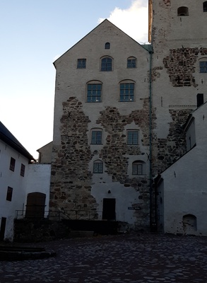 Turku Castle, eastern end of the southern wing rephoto