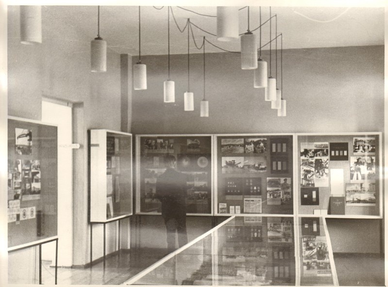 foto, Paide Koduloomuuseumi ekspositsioon 1965.a.