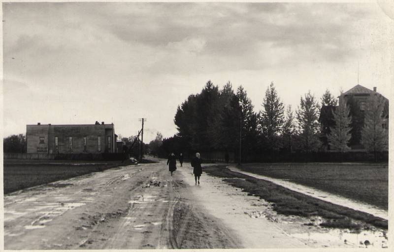Foto. Fr. R. Kreutzwaldi tänav Rakveres, 1953.