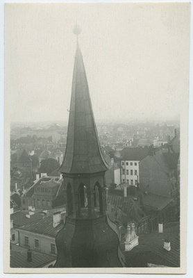 Tallinn, Oleviste kirik, Bremeni kabeli torn.  duplicate photo