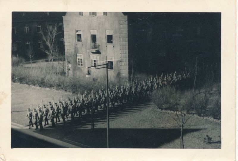 Foto. Saksa sõjaväe väljaõppelaager. II maailmasõda (arv. 1942-43).