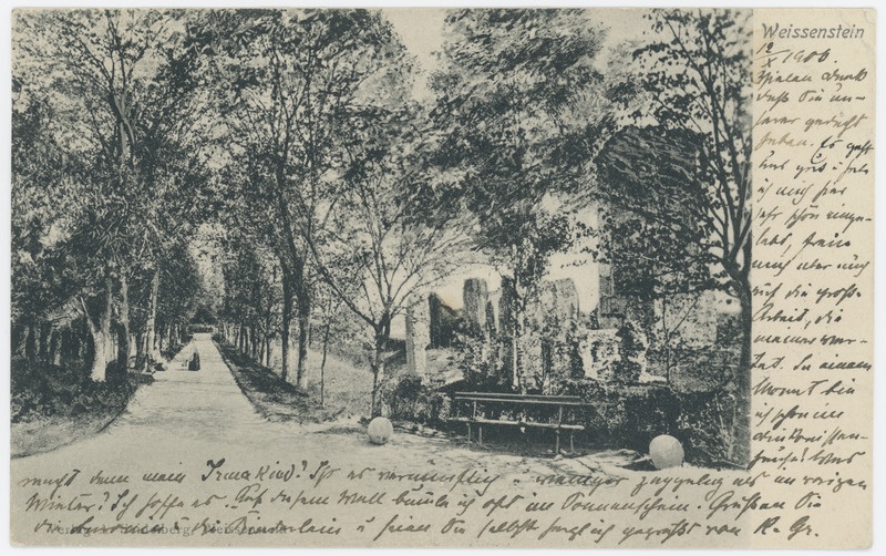 Paide vaade. Lossi varemed