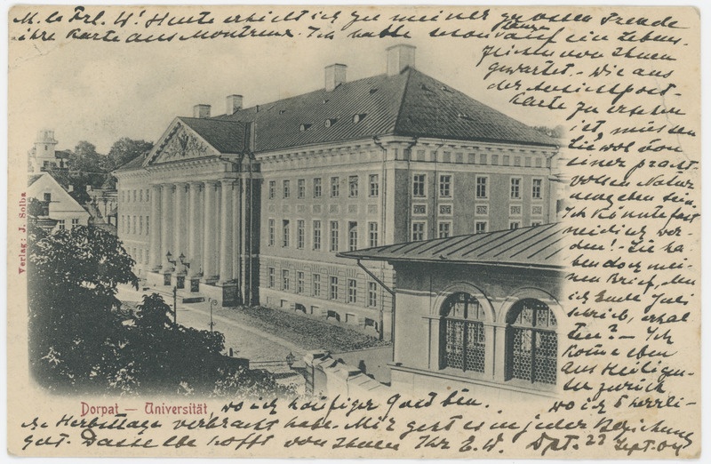 Dorpat - Universität, Tartu Ülikooli hoone