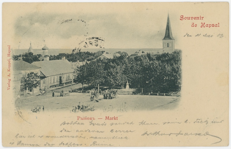 Souvenir de Hapsal, Haapsalu turuplats