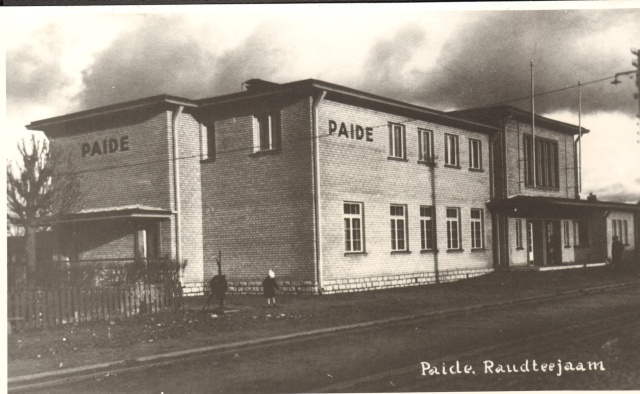 fotokoopia, Paide raudteejaama uus jaamahoone 1939.a.