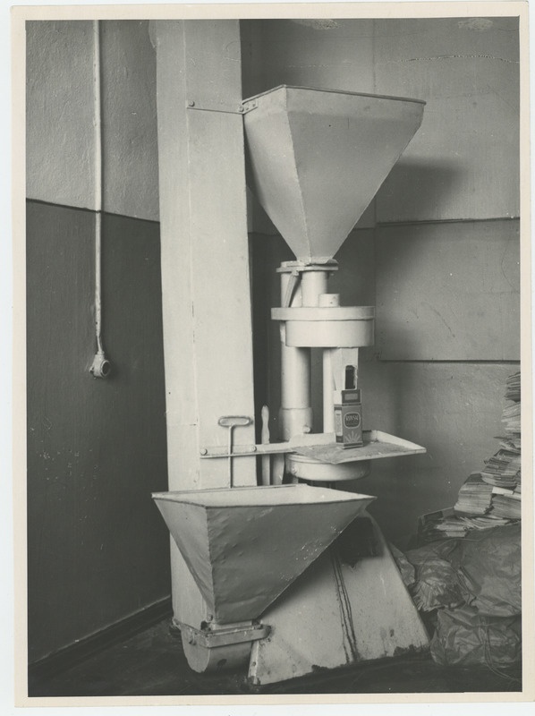 Leivatehas nr. 2, uus pakkimise ja kaalumise masin pärast rekonstrueerimist.