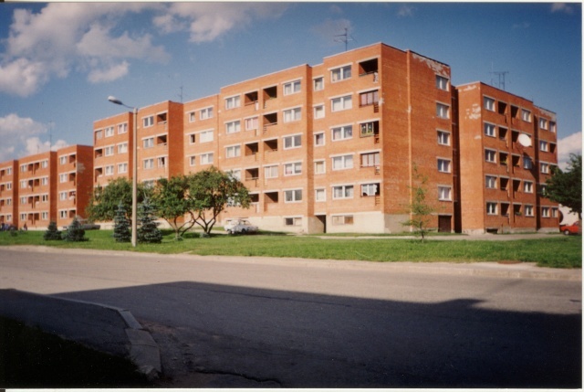 värvifoto Paide Suur-Aia tänav 1998