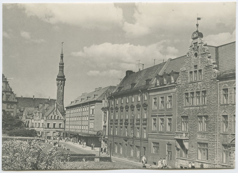 Harju tänav, pildistatud Harju mäelt.