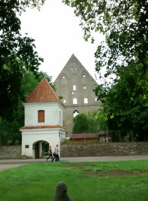 Tallinn, Pirita kloostri varemed, vaade lääne poolt. rephoto
