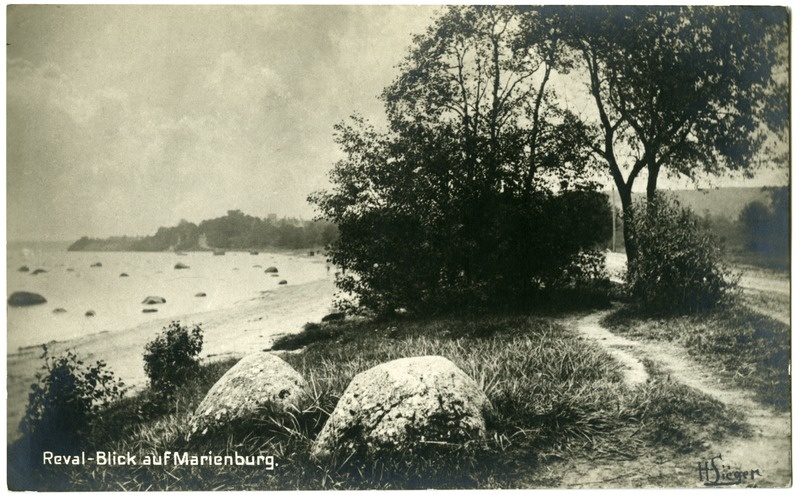 Vaade Kadriorust Maarjamäele (Marienberg), ca 1900. a. Tallinn/ Reval.