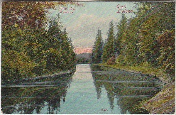 Vändra River in the 20th century. At first