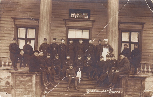 Suurtükiväe grupi patarei №4 sõjaväelased