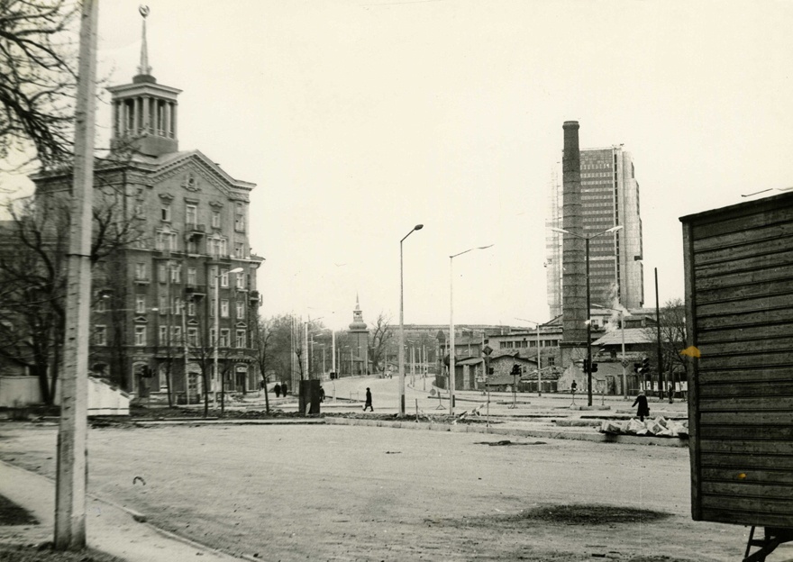 Liivalaia-tartu mnt crossroads from Pronksi 19 crowns