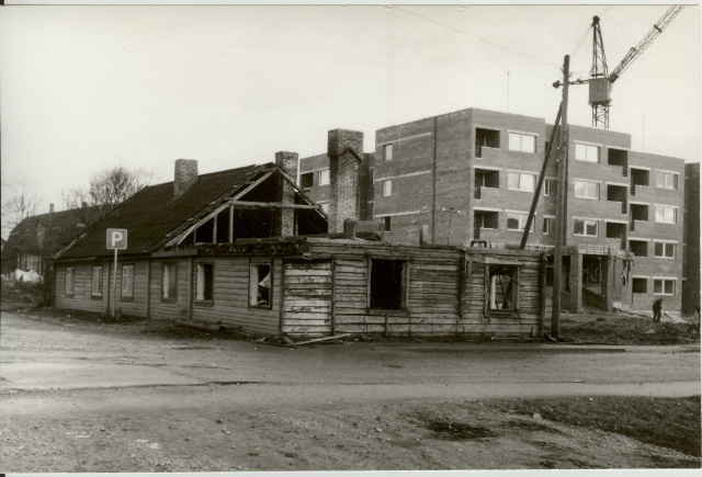 foto Paide Vainu tänav 1986