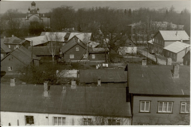 foto Paide Vee ja Rüütli tänav 1985