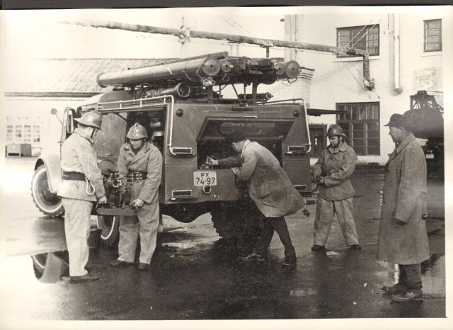foto, Tallinna Ekskavaatoritehase Paide tsehhi tuletõrje 1965.a.
