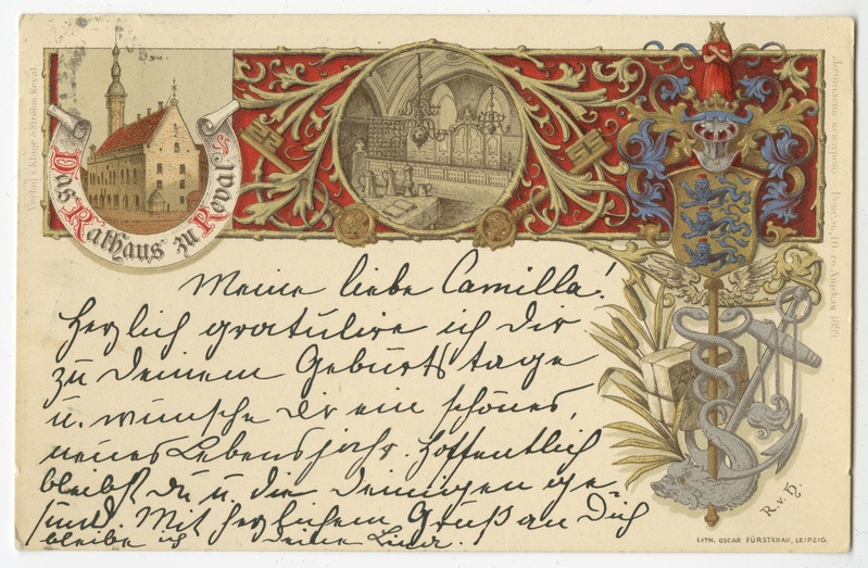 Tallinn. Vaade raekojale.