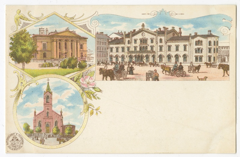 Soome. Helsingi. 3 linnavaadet.