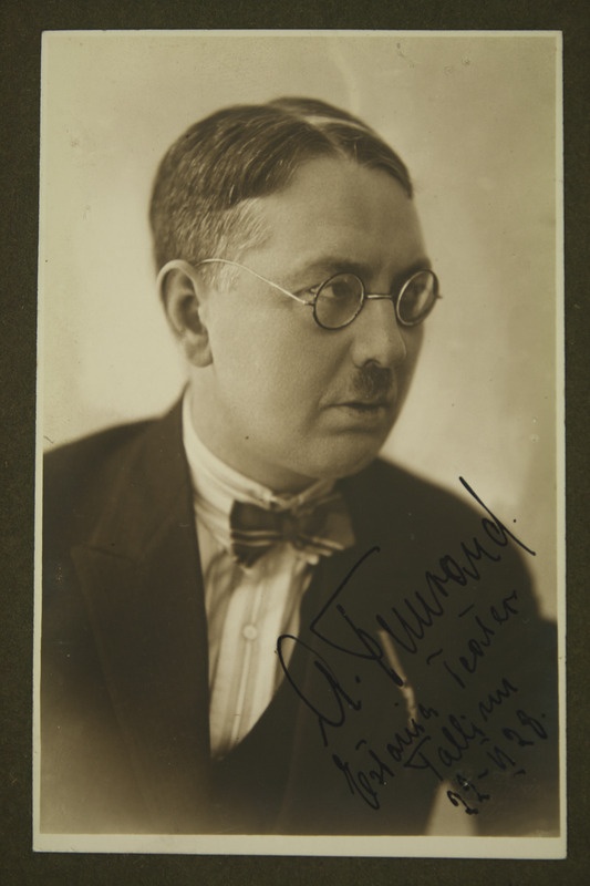 Portree: A. Tuurand Estonia Teater Tallinn 22 II 28