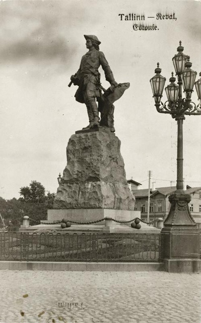 Fotopostkaart - Peeter I ausammas Tallinnas