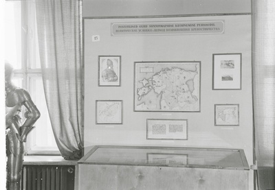 ENSV TA Ajaloomuuseumi ekspositsioon. Poliitilised olus sunnismaisuse kujunemise perioodil.  similar photo