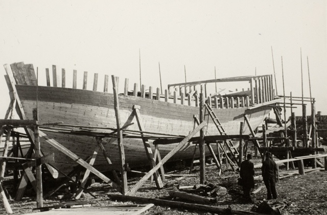 Laeva ehitamine Saaremaal 1940. aastal