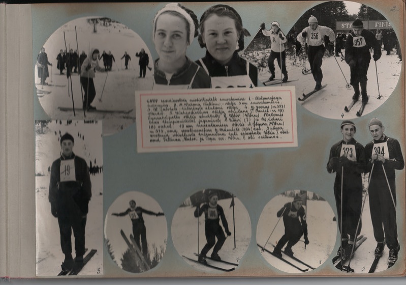 Fotoalbum "Võrumaa kehakultuuri ja spordi aastaraamat 1956.a."
