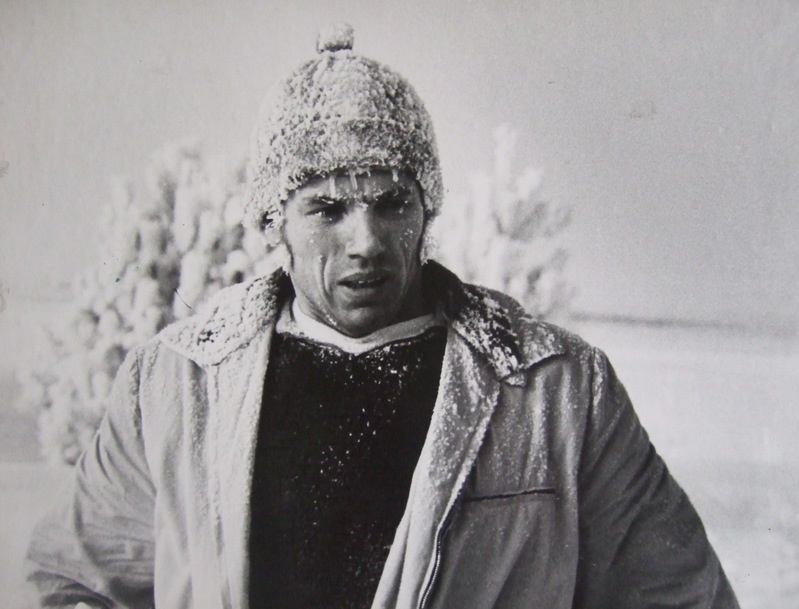 Foto. Raske võit. Nikolai Sinitsõn  Kohtla - Järvelt, foto Mati Pakler 1967