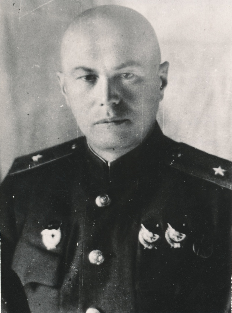 Foto. Kindralleitnant Zahvatajev, Nikander Dmitri poeg - Võru rajoonivabastamist juhtinud 1. löögiarmee juhataja.