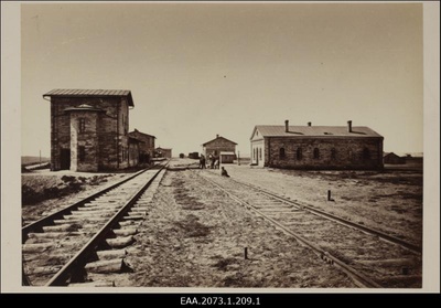 Vaade Strassburgi (tänapäeval Kutšurgan, ukr Кучурган) raudteejaamale Odessa piirkonnas  duplicate photo