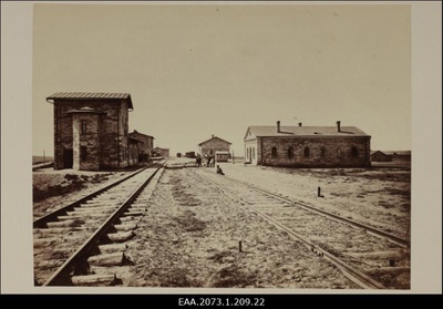 Vaade Strassburgi (tänapäeval Kutšurgan, ukr Кучурган) raudteejaamale Odessa piirkonnas  duplicate photo