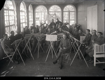 Vabadussõda. 1.Jalaväepolgu orkester.  duplicate photo
