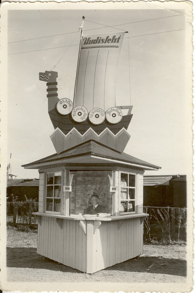 foto,  J. Võerahansu kavandi järgi tehtud kiosk 1935.a.