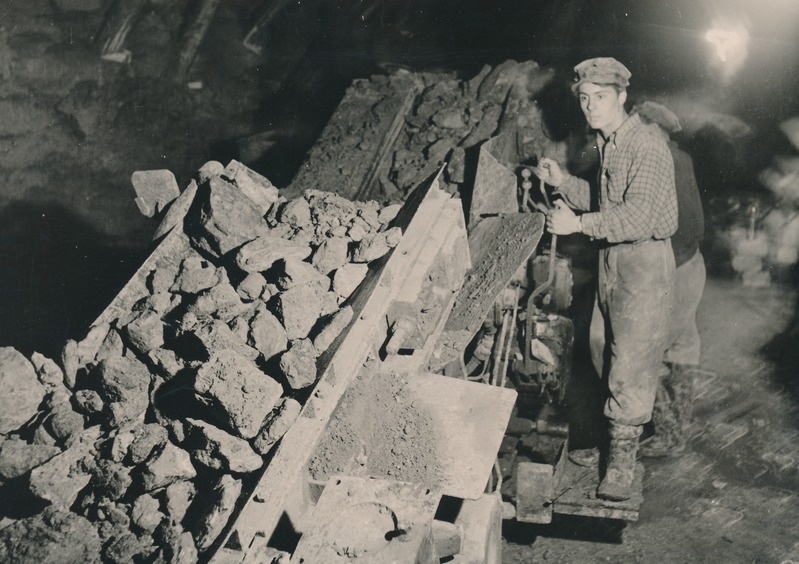 Põlevkivi laadimismasin