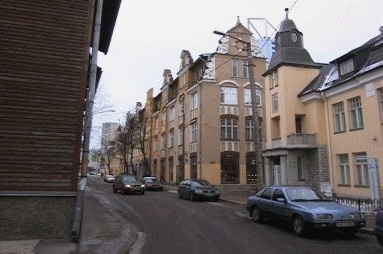Collection of production buildings on Maakri Street and where a. From 1908 to 1921 the school of the Tallinn Jaan congregation was established