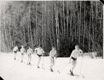 Suusalaagris Käärikul 1957. a.  duplicate photo