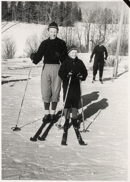 Suusalaagris Käärikul 1957. a.