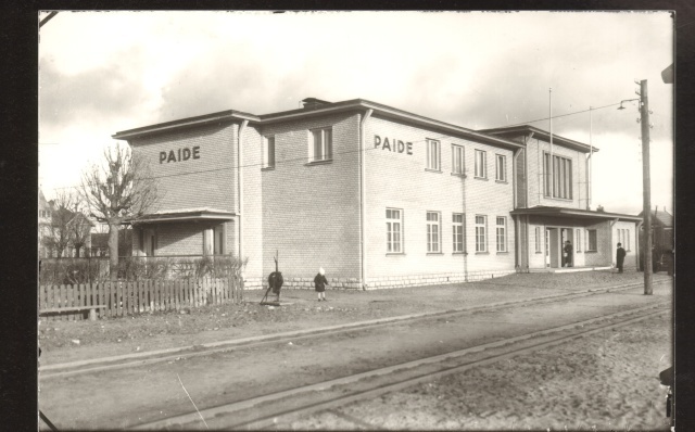 foto, Paide raudteejaam