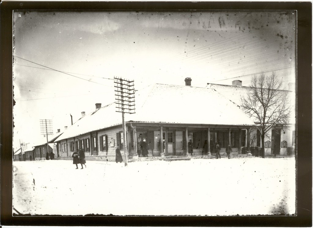 foto,vaade Pikale tänavale Paides 1921.a.