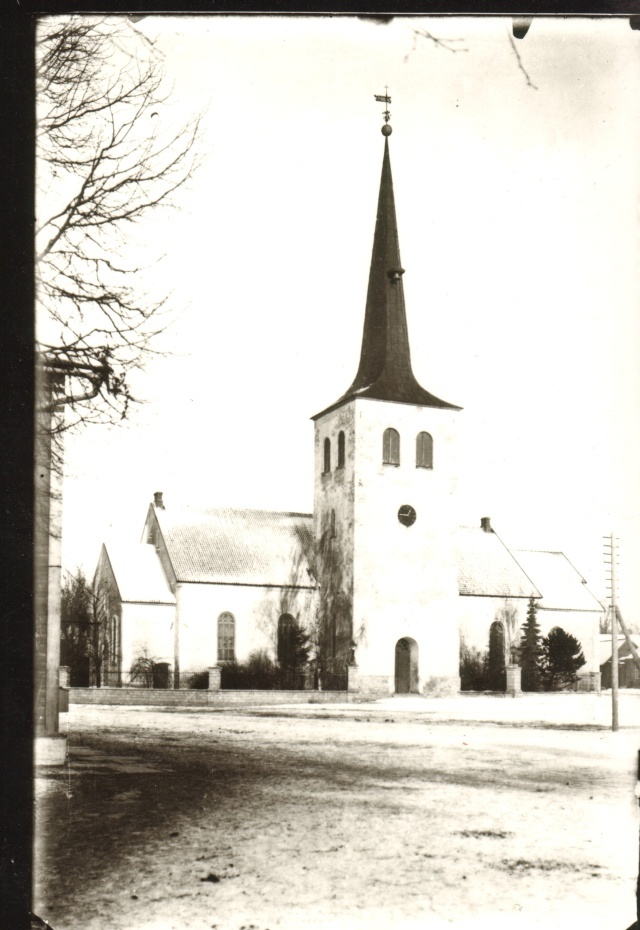 foto, Paide Püha Risti kirik 20.saj. esimesel poolel.a.