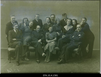 Grupp Tallinna Töölisteatri näitlejaid.  duplicate photo