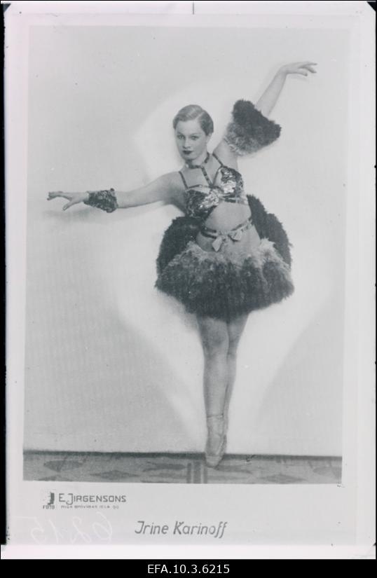Tantsijatar Irine Karinoff.