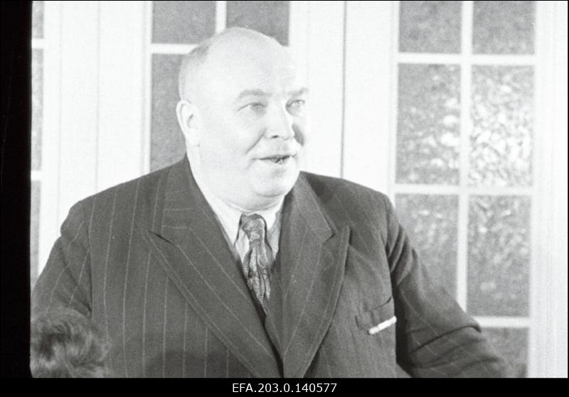 Laulja ja laulupedagoog Aleksander Arder.
