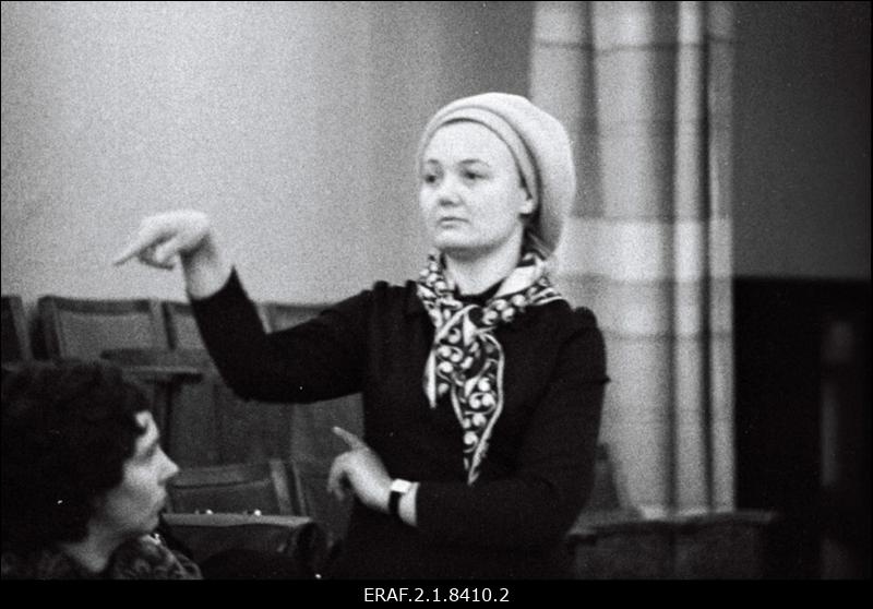 Ester Lepa, laulja ja laulupedagoog.