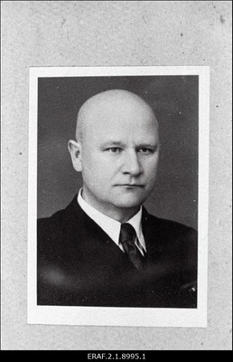 Arnold Raud, oli eesti nõukogude partei-ja riigitegelane, majandusteadlane. Portree.  duplicate photo