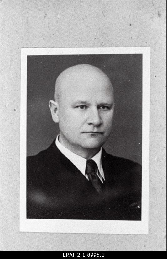 Arnold Raud, oli eesti nõukogude partei-ja riigitegelane, majandusteadlane. Portree.