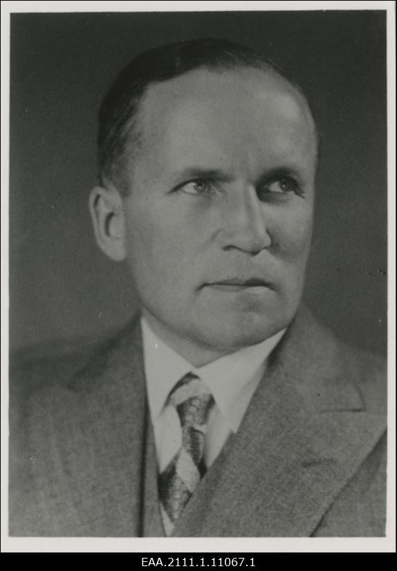 Eemil Arvi Saarimaa )Arvid Emil Söderholm), soome keeleteadlane, soome keele õpetaja, professor, portreefoto