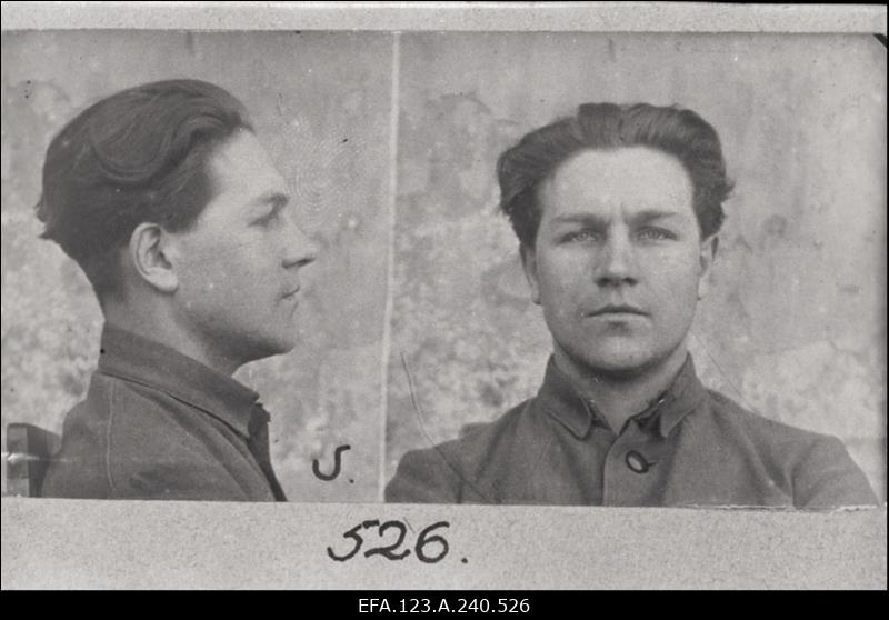 Rigivastases tegevuses süüdistatav Töörahva Ühise Väerinna saadik Tallinna linnavolikogus Erich Sõerd vahistatuna.