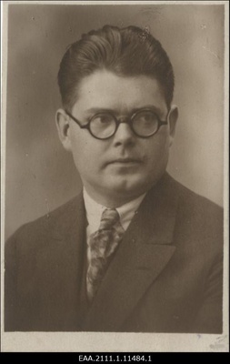 Robert Sinka, eesti arst ja 1939–1941 Tartu linnapea, portreefoto  duplicate photo